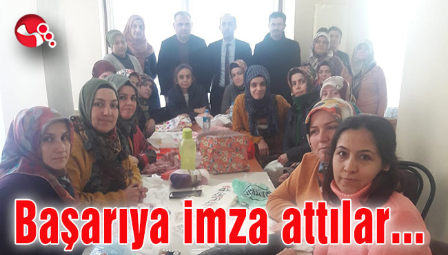 Kadınlar başarıya imza attı.
