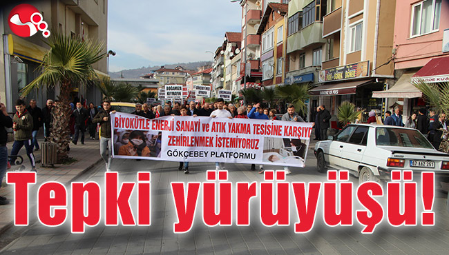 Tepki yürüyüşü!