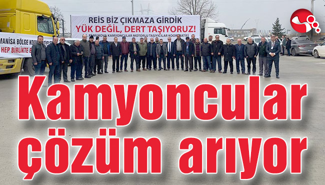 Kamyoncular çözüm arıyor