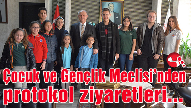 Çocuk ve Gençlik Meclisi’nden protokol ziyaretleri...