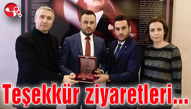 Kızılay’dan teşekkür ziyaretleri...