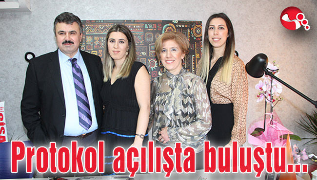 Protokol açılışta buluştu…