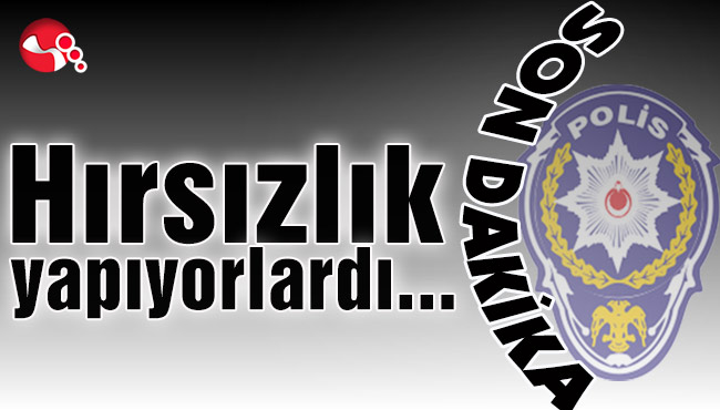 Hırsızlık yapıyorlardı...