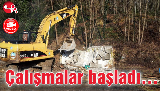 Çalışmalar başladı…