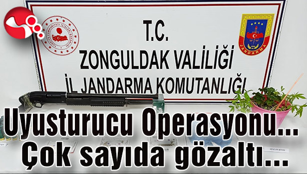 Uyuşturucu Operasyonu... Çok sayıda gözaltı var...