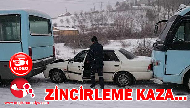 BUZLANMA KAZAYA SEBEP OLDU...