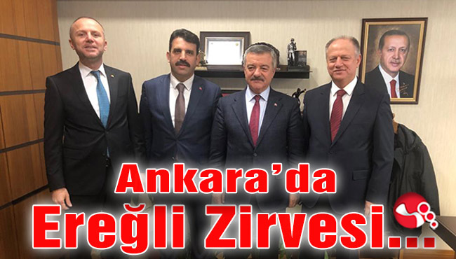 Kaymakam, AK Parti İlçe Başkanı ve TSO Başkanı Ankara’da…