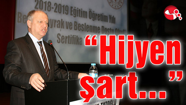 Beyaz Bayrak kazanan ve beslenme dostu okullara plaket ve sertifikaları verildi