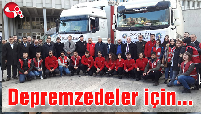 Depremzedelere için...