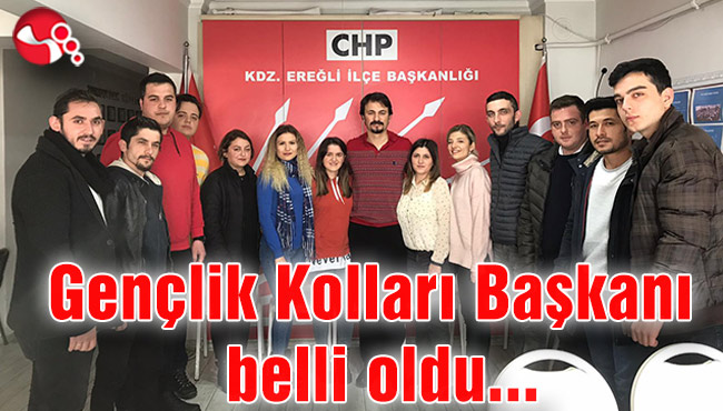 CHP Kdz. Ereğli İlçe Örgütü’nde Gençlik Kolları Başkanı belli oldu...
