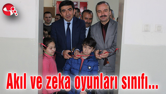 Akıl ve zeka oyunları sınıfı açıldı...