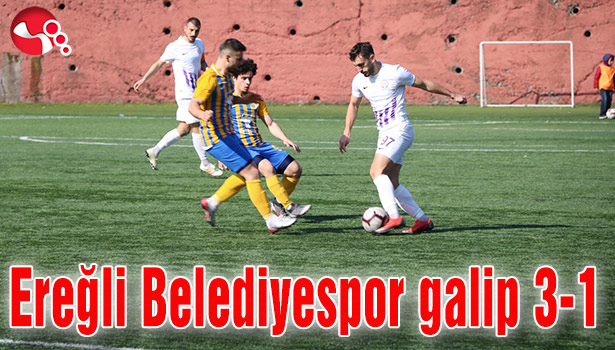 Ereğli Belediyespor galip 3-1