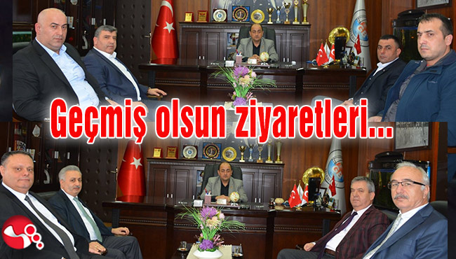 Demirtaş'a geçmiş olsun ziyaretleri...