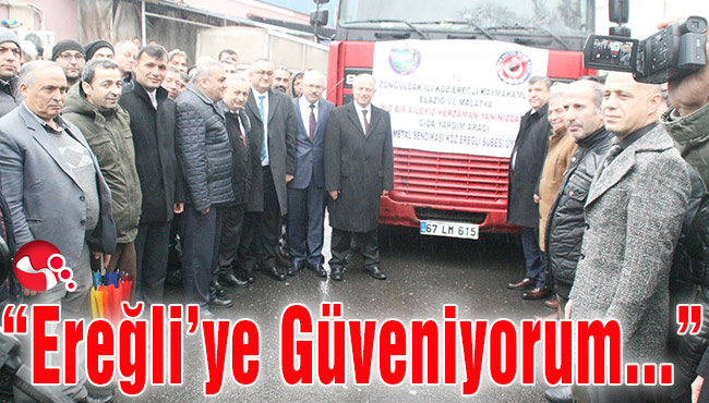 Kaymakam Çorumluoğlu, Türk Metal’in yardım tırını uğurlarken açıklamalarda bulundu...