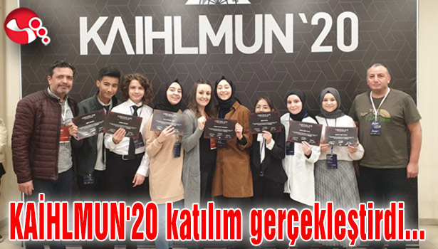 Şehit Gökhan Esen Anadolu İmam Hatip Lisesi KAİHLMUN'20 katılım gerçekleştirdi...