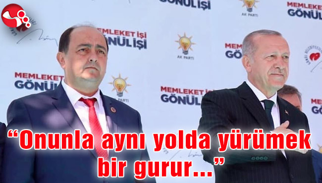 “Onunla aynı yolda yürümek bir gurur...”