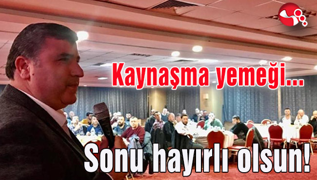 Kaynaşma yemeğinde buluştular...Sonu hayırlı olsun!
