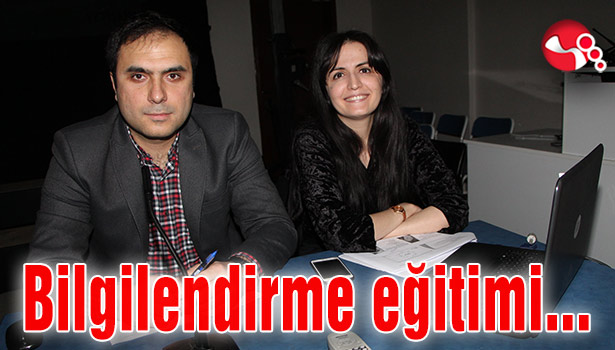 Muhtarlara bilgilendirme eğitimi...