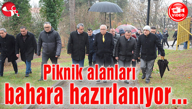 Piknik alanları bahara hazırlanıyor...