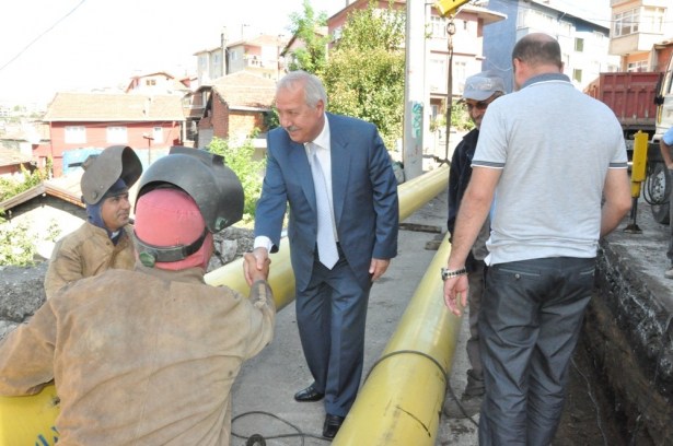 ZONGULDAK HALKI DOĞALGAZA KAVUŞUYOR.