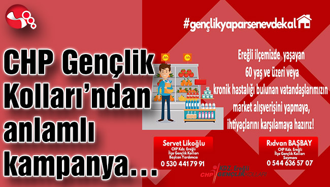 CHP Gençlik Kolları'ndan anlamlı kampanya…