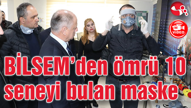 BİLSEM’den ömrü 10 seneyi bulan maske