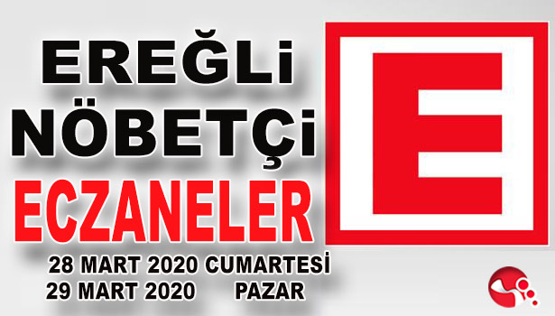 Hafta sonu nöbetçi eczaneler…