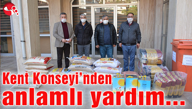 Kent Konseyi’nden anlamlı yardım…