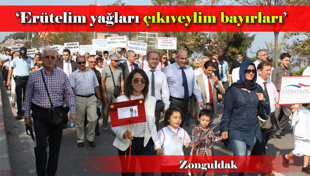 HALK, YÜRÜYÜŞE GEÇTİ