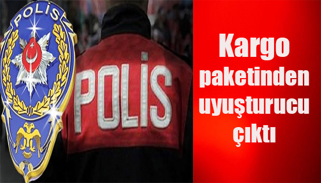 Kargoyla uyuşturucu ticareti polise takıldı