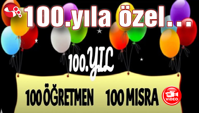 100.yıla özel…