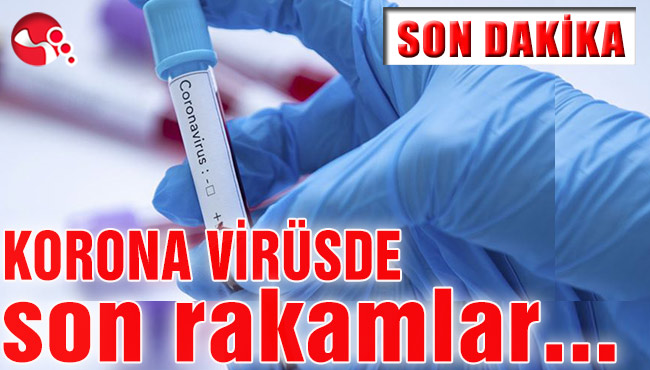 KORONA VİRÜSDE son rakamlar…