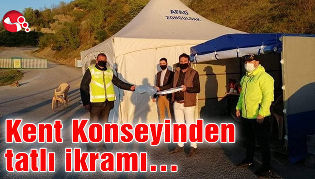 Kent Konseyinden tatlı ikramı…
