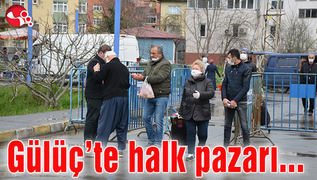 Gülüç’te halk pazarı...