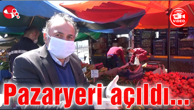 Pazaryeri açıldı… Fiyatları Başkan Taşkın açıkladı…