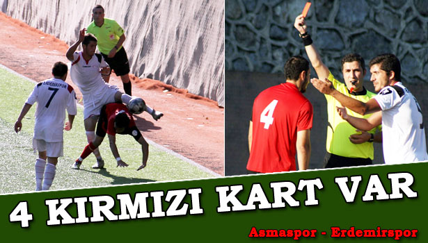 AMATÖR DERBİSİNDE KARTLAR KONUŞTU