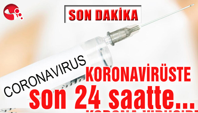 Koronavirüste son 24 saatte…
