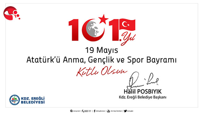 Başkan Posbıyık, Gençlik ve Spor Bayramı'nı kutladı...