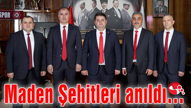 Maden Şehitleri anıldı…