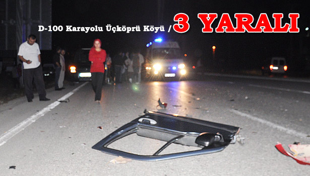 DÜZCE'DE TRAFİK KAZASI