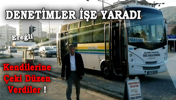 HALK OTOBÜSLERİ... DENETİMLER... SONUÇ...