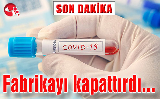 Korona fabrikayı kapattırdı…