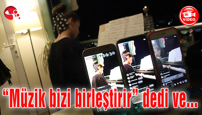 ‘Müzik bizi birleştirir’ dedi ve...