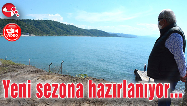 Belediye Plajı yeni sezona hazırlanıyor...