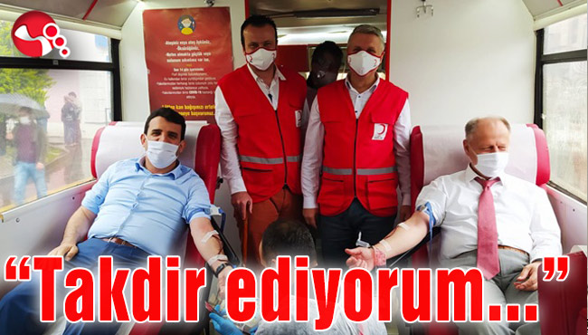 “Takdir ediyorum...”