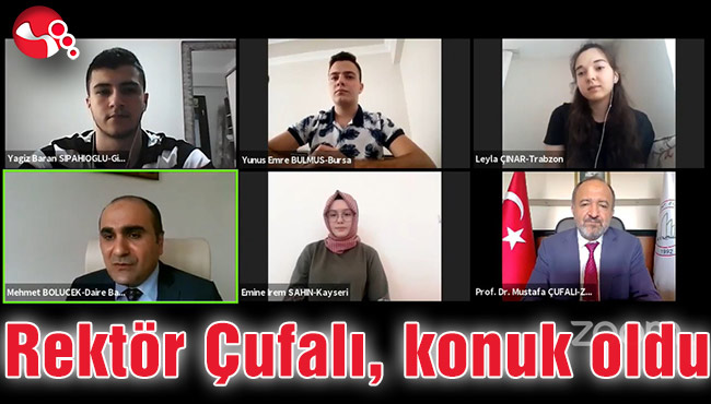 Rektör Çufalı, konuk oldu