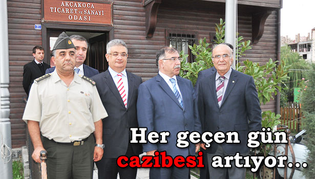 VALİ, AKÇAKOCA'YI GEZDİ