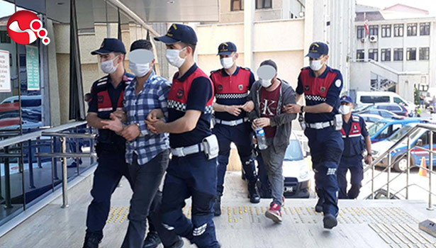 Maden hırsızları Adliyede...