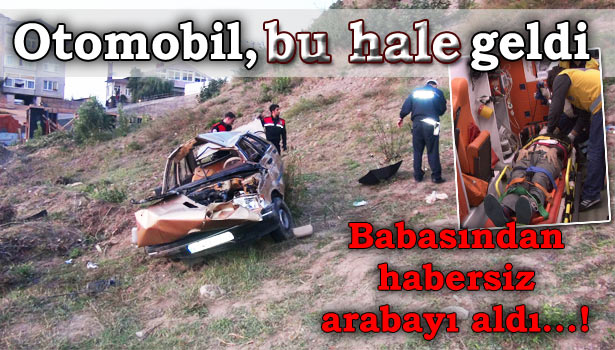 UÇURUMA DEVRİLDİ: 2 YARILI