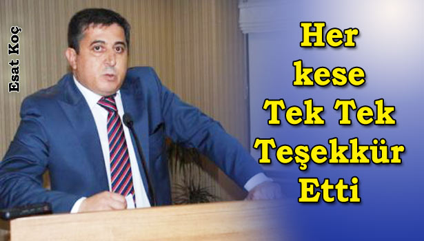 KOÇ'UN TEŞEKKÜR MESAJI